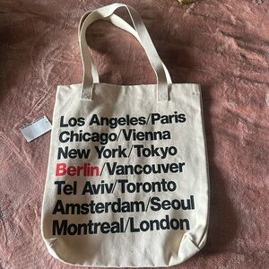Vintage ORIGINAL early 2000s American Apparel Canvas Tote Bag